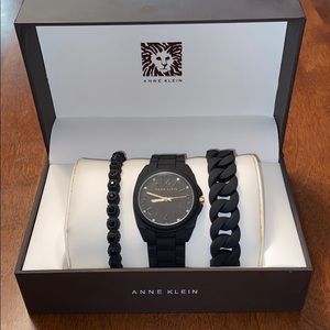 Anne Klein Watch & Bracelet Set
